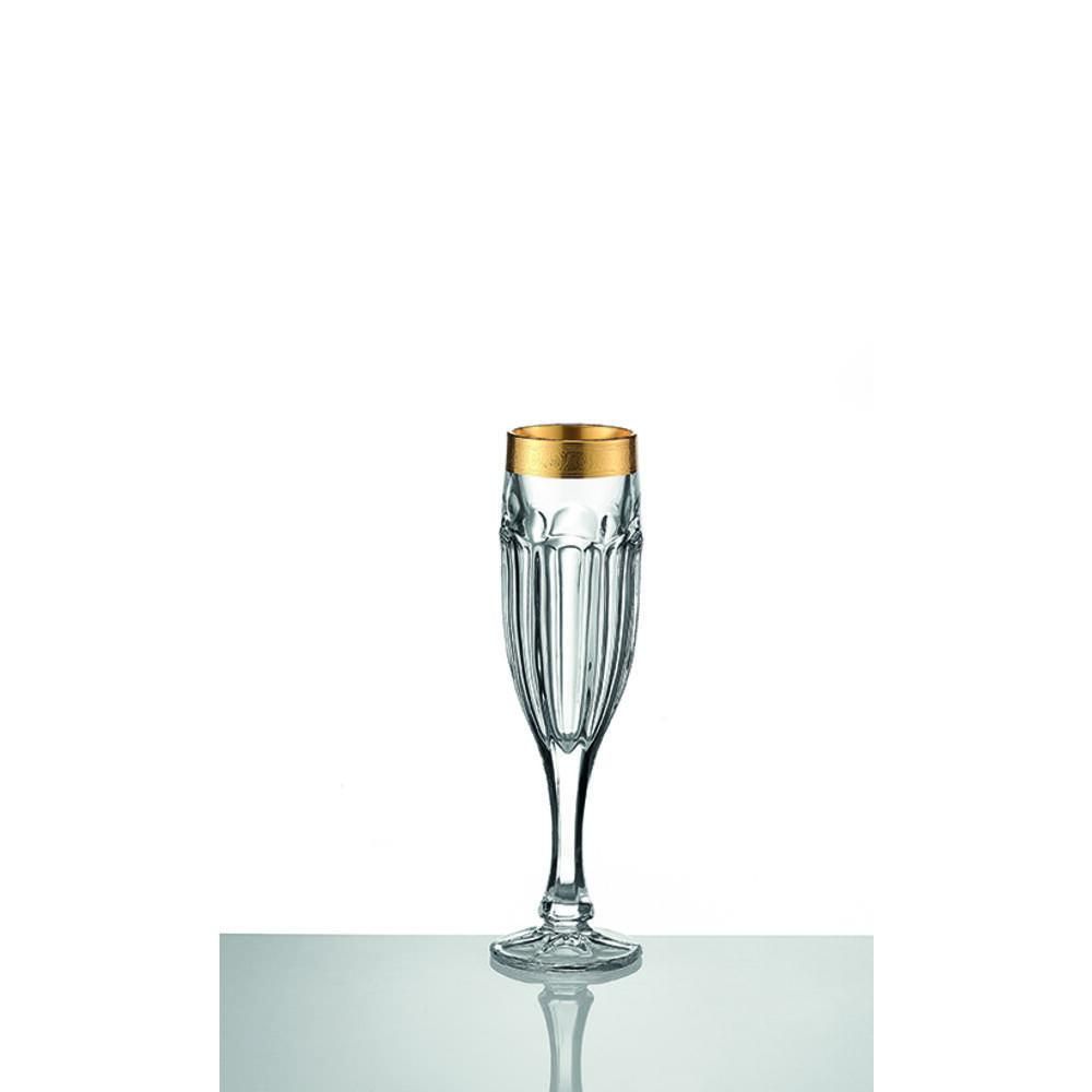Ποτήρι σαμπάνιας με χρυσό