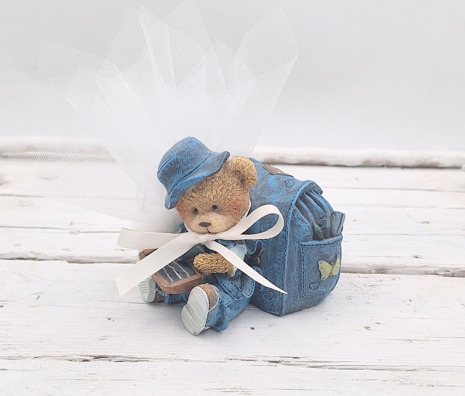 Μπομπονιέρα αρκουδάκι κουμπαράς σε δύο σχέδια