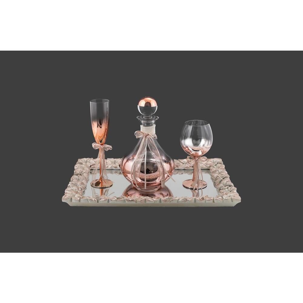 Σετ Δίσκος Καράφα Ποτήρι