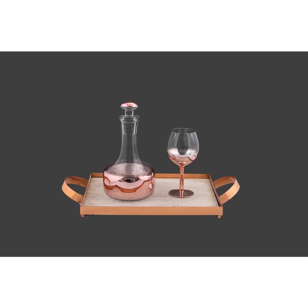 Σετ Δίσκος Καράφα Ποτήρι