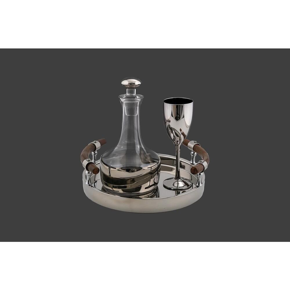 Σετ Δίσκος Καράφα Ποτήρι