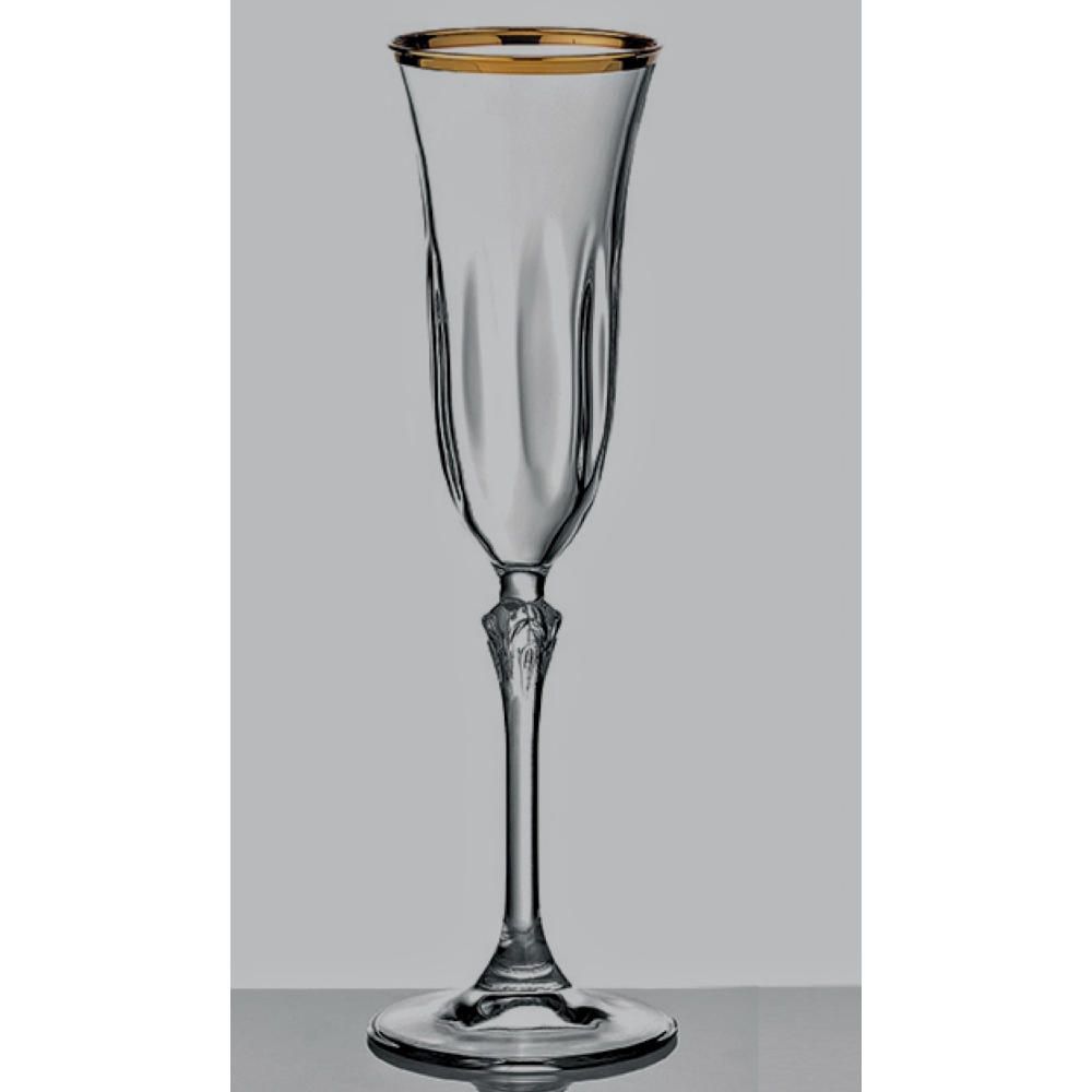 Ποτήρι σαμπάνιας με χρυσό