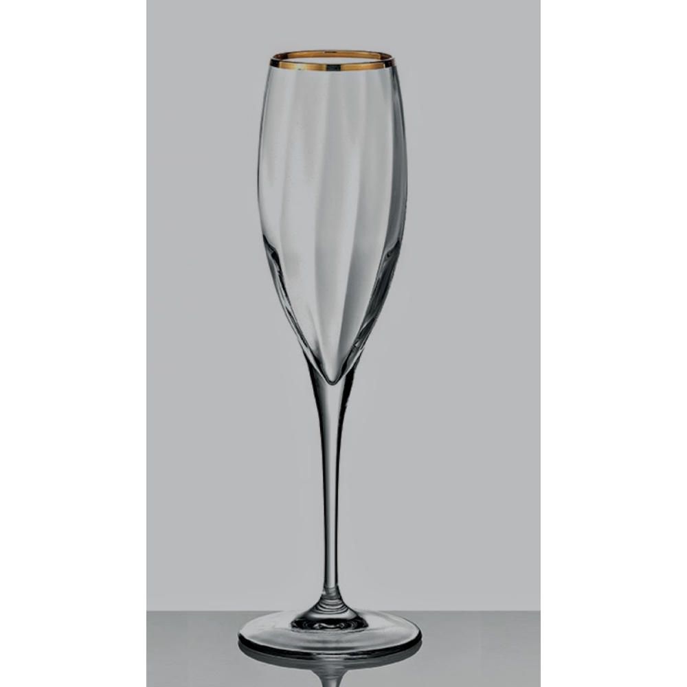 Ποτήρι σαμπάνιας με χρυσό
