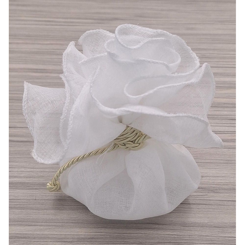 Μπομπονιέρα πουγκί γάζα